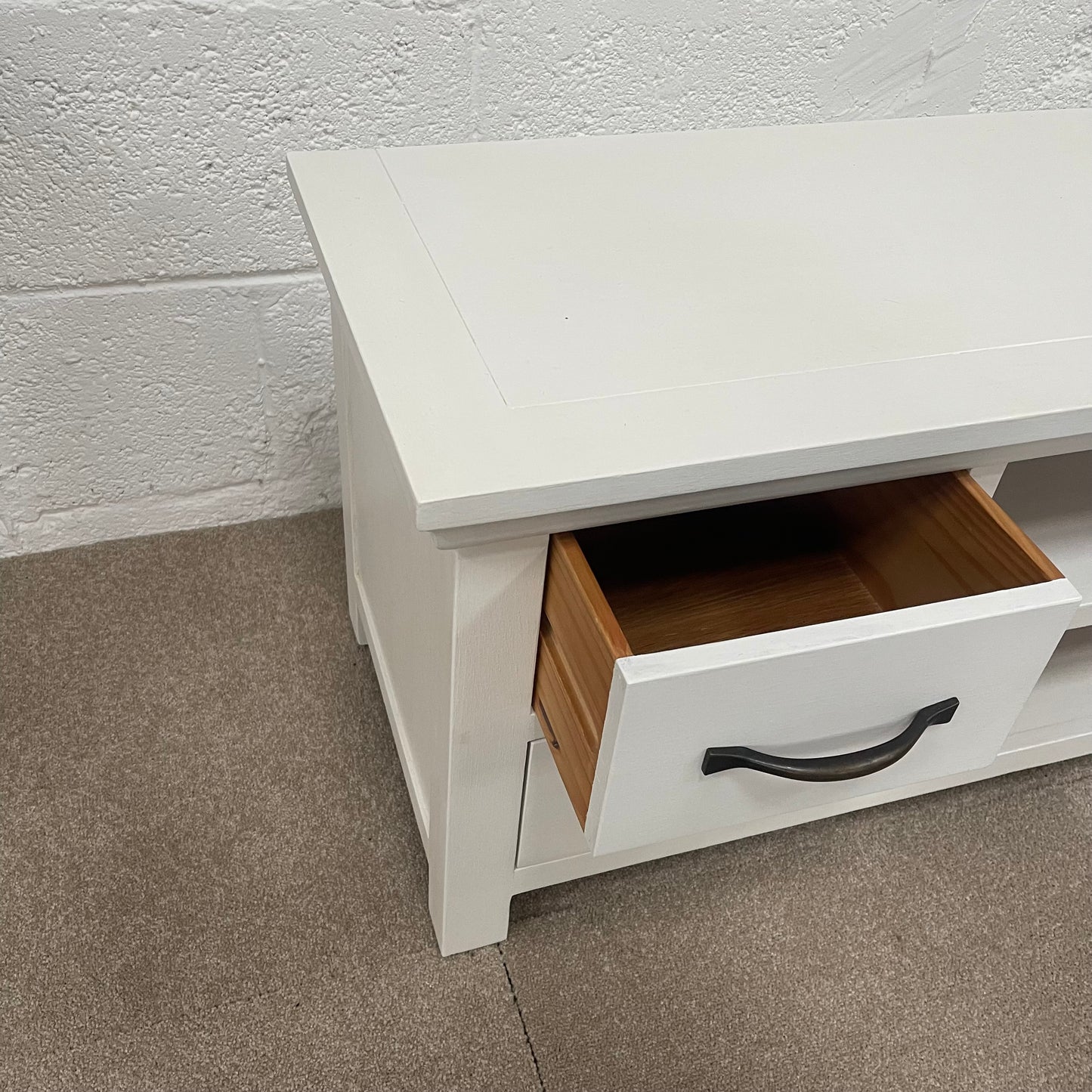 White Painted TV Unit