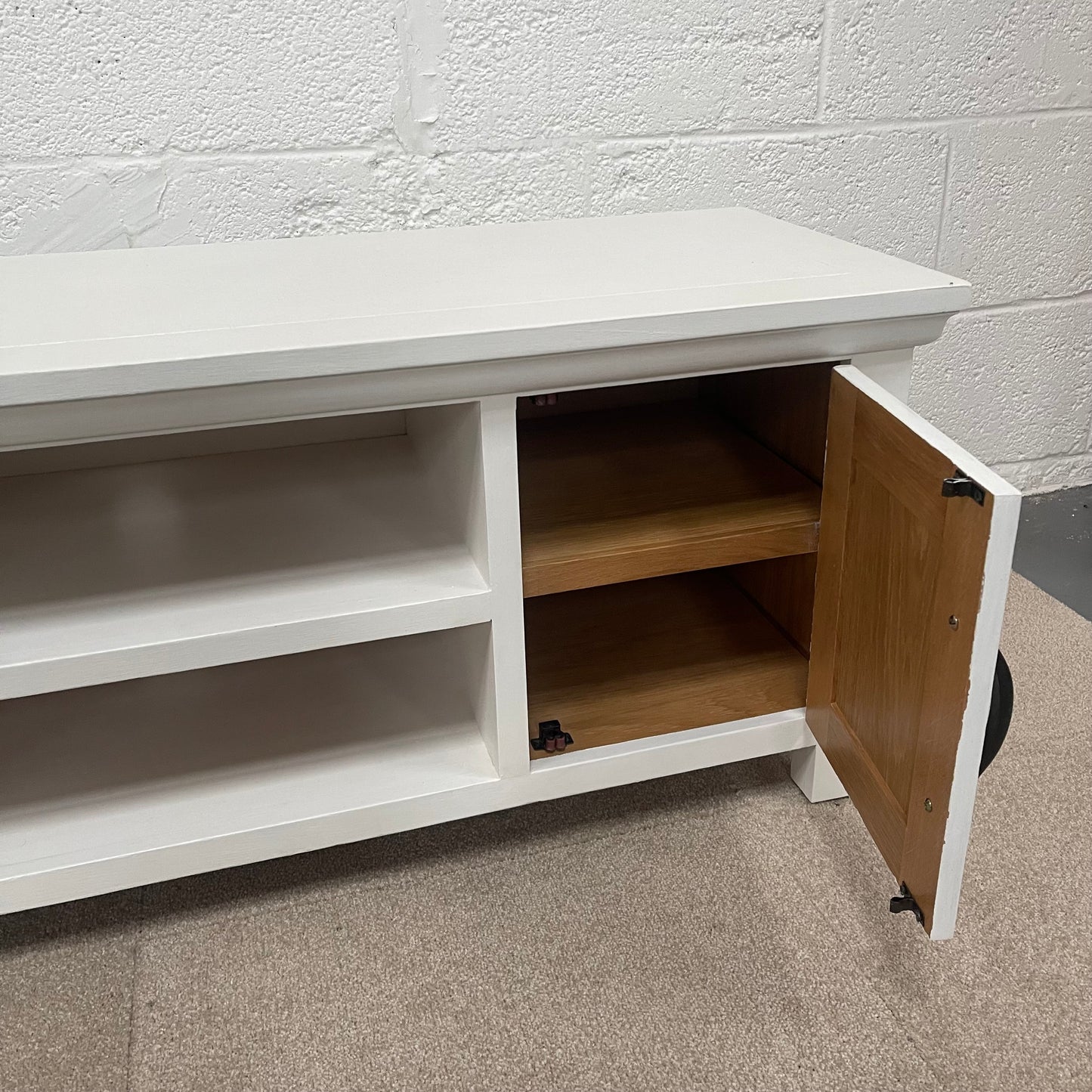 White Painted TV Unit