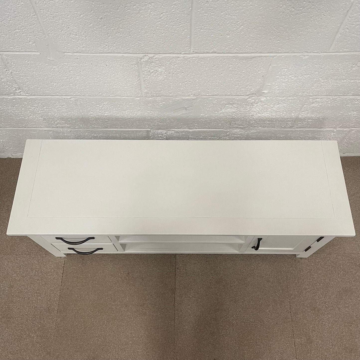 White Painted TV Unit