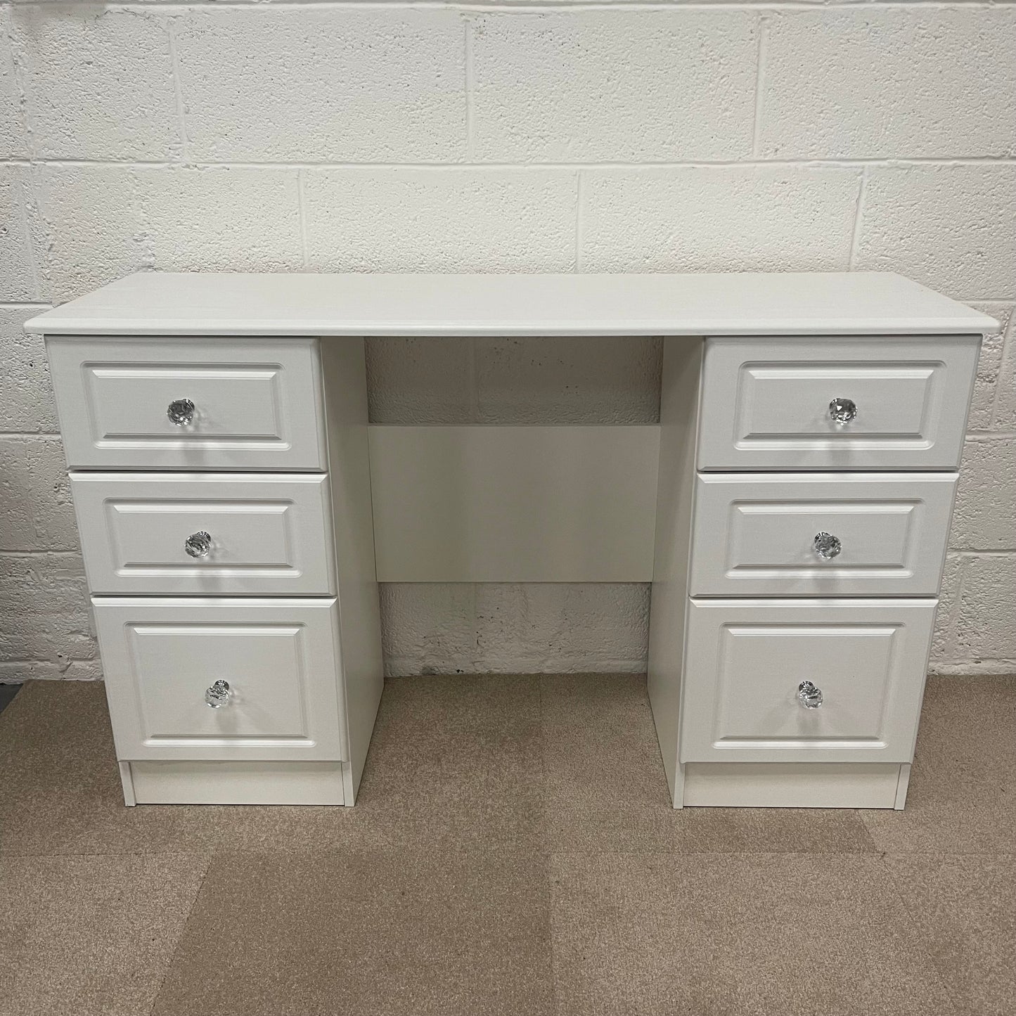 White Large Dressing Table