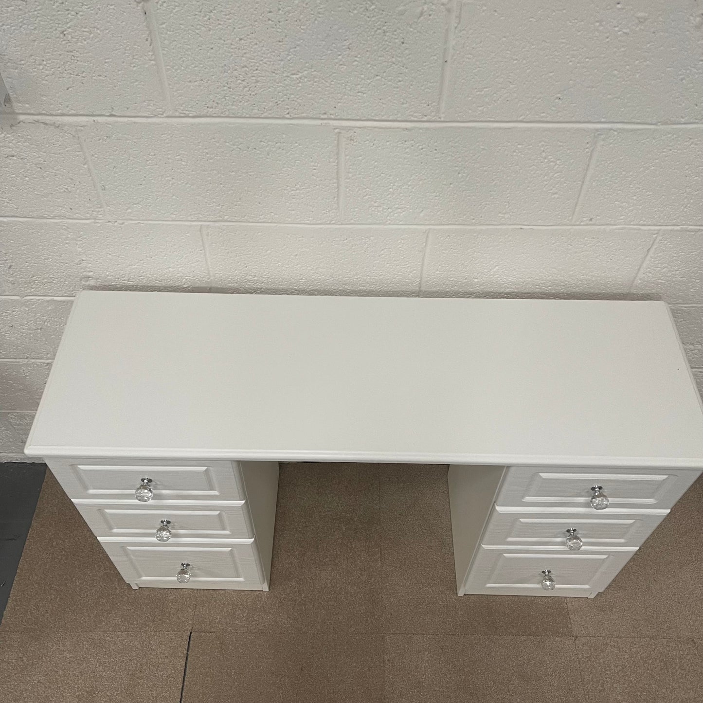 White Large Dressing Table
