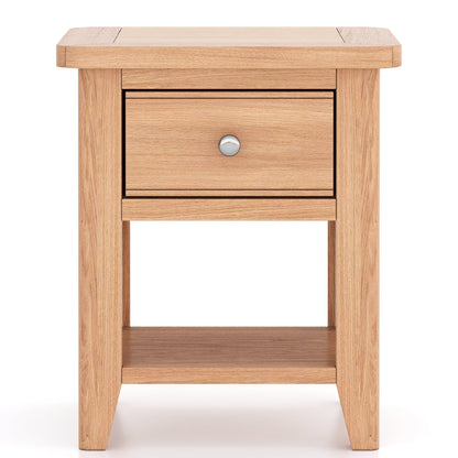 Tetbury Oak Lamp Table