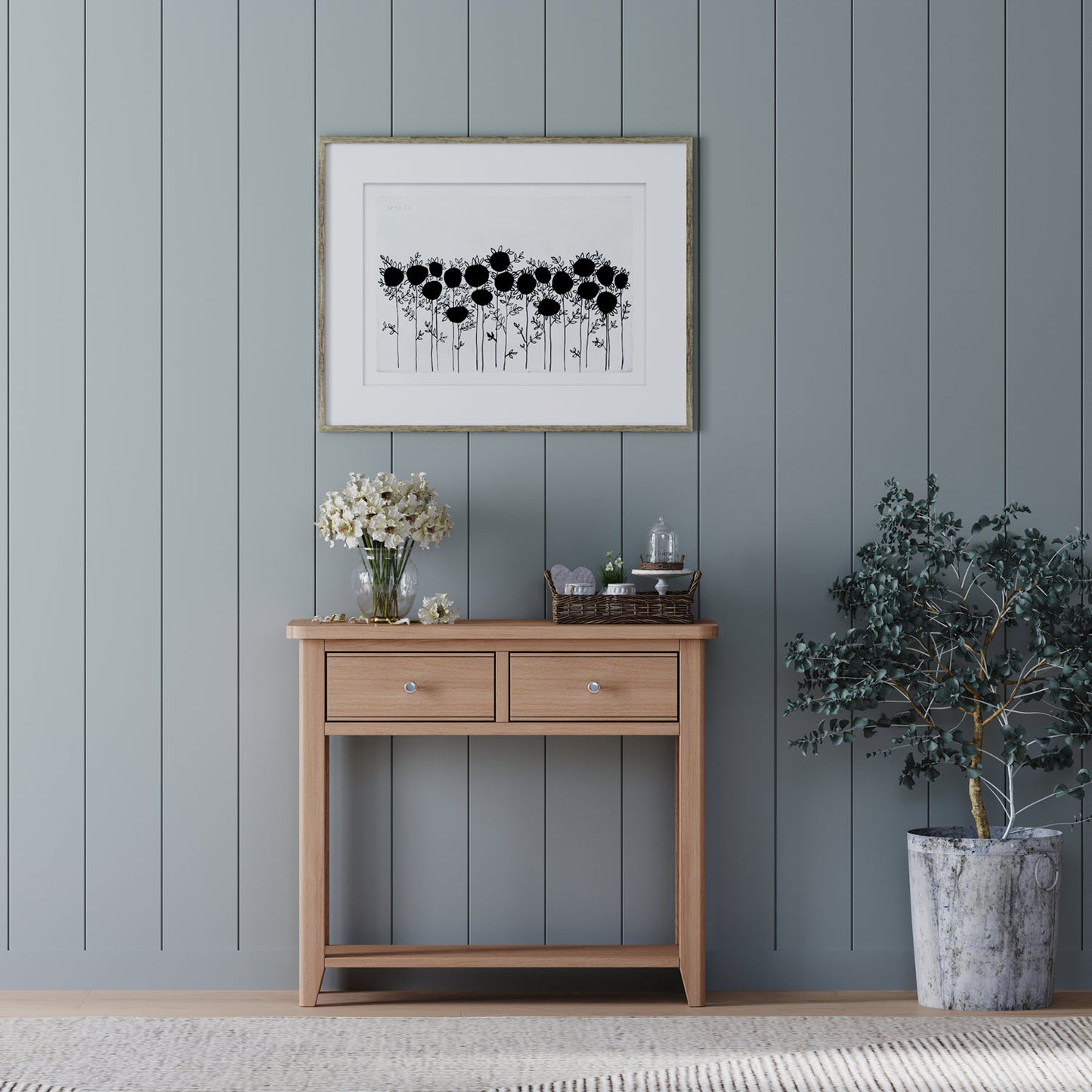 Tetbury Oak Large Hall Table