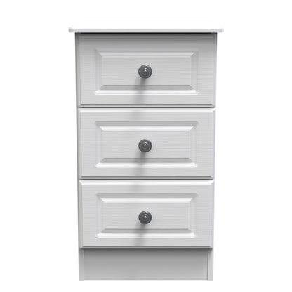 Solway 3 Drawer Bedside