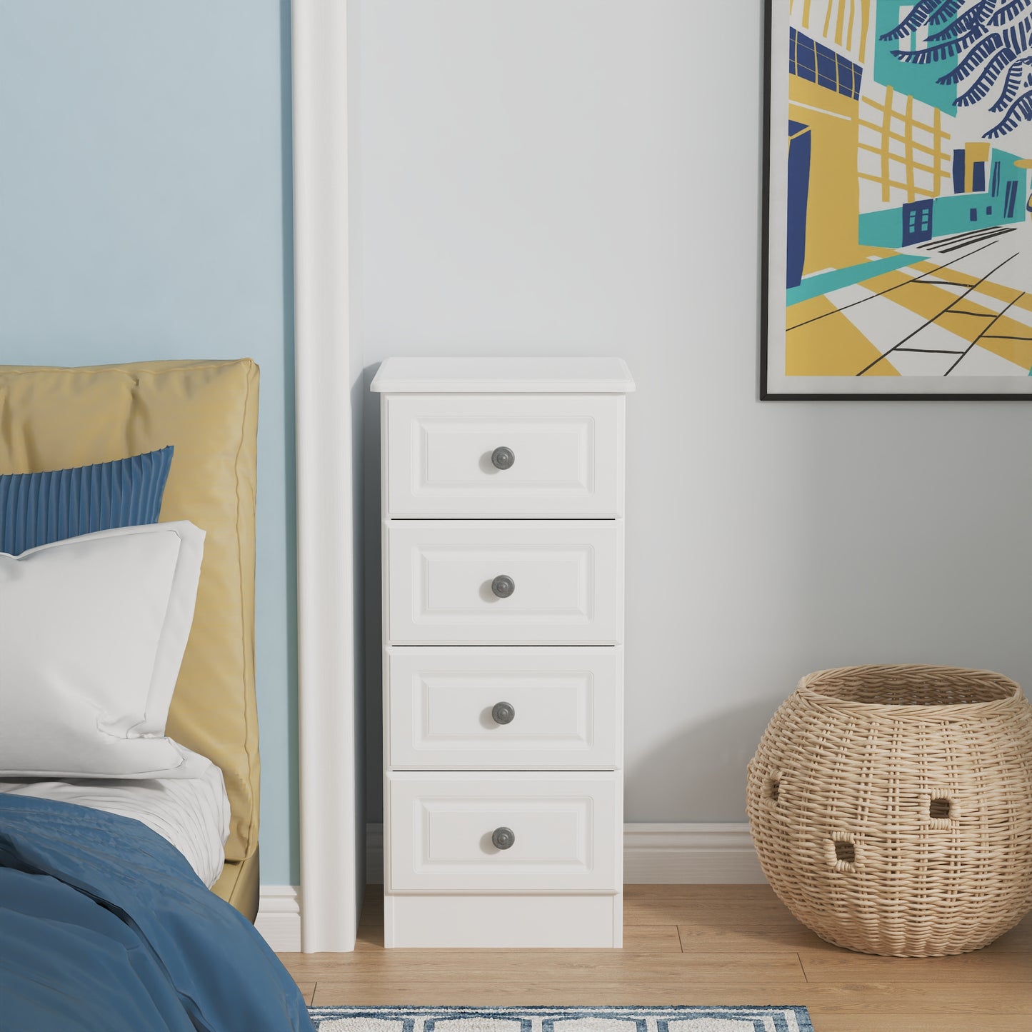 Solway 4 Drawer Narrow Chest