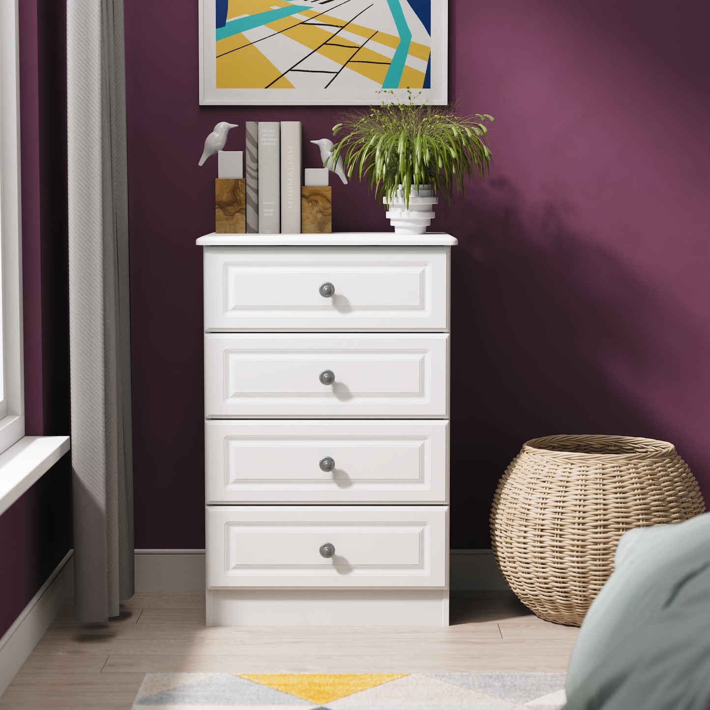 Solway 4 Drawer Midi Chest