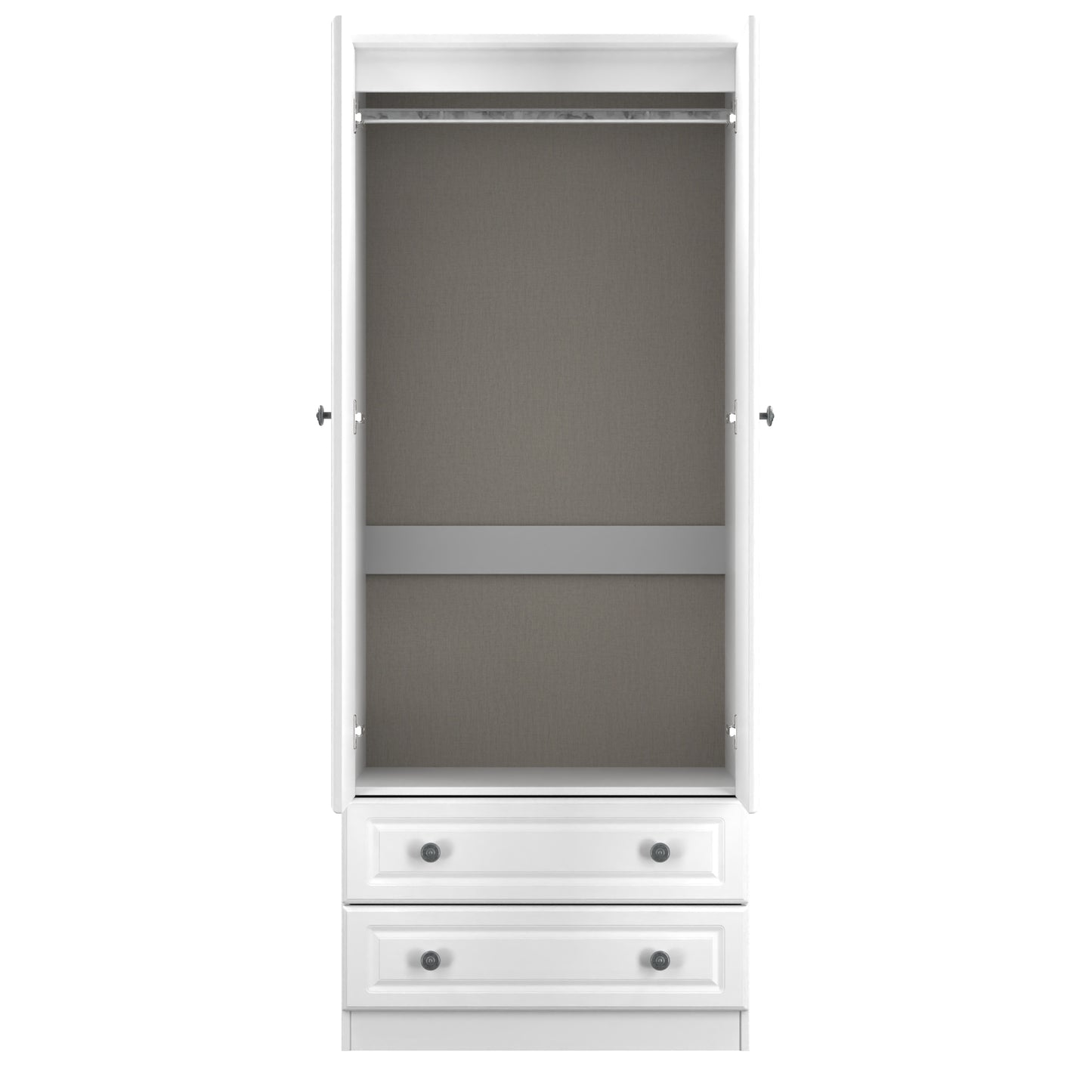 Solway Mirrored Wardrobe with Drawers