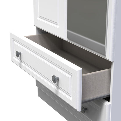 Solway Mirrored Wardrobe with Drawers