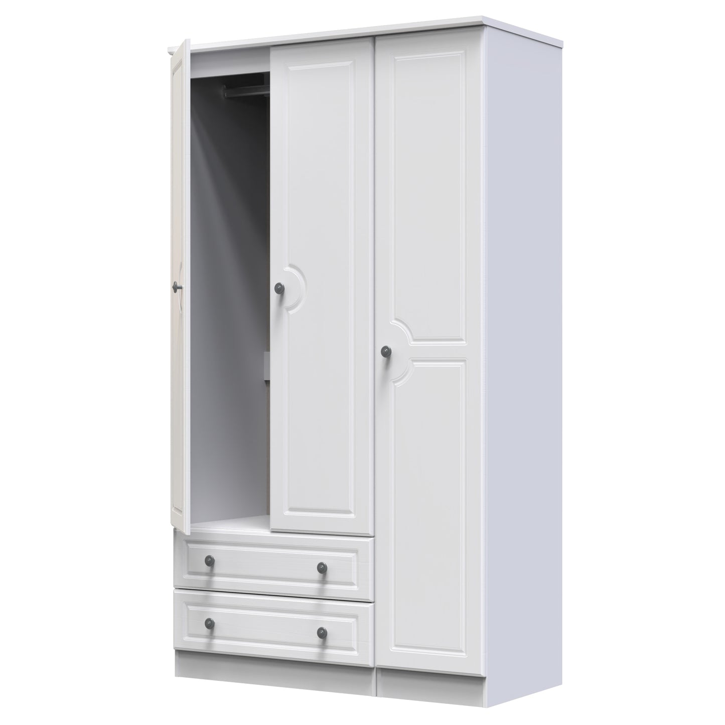 Solway Triple Wardrobe with Drawers