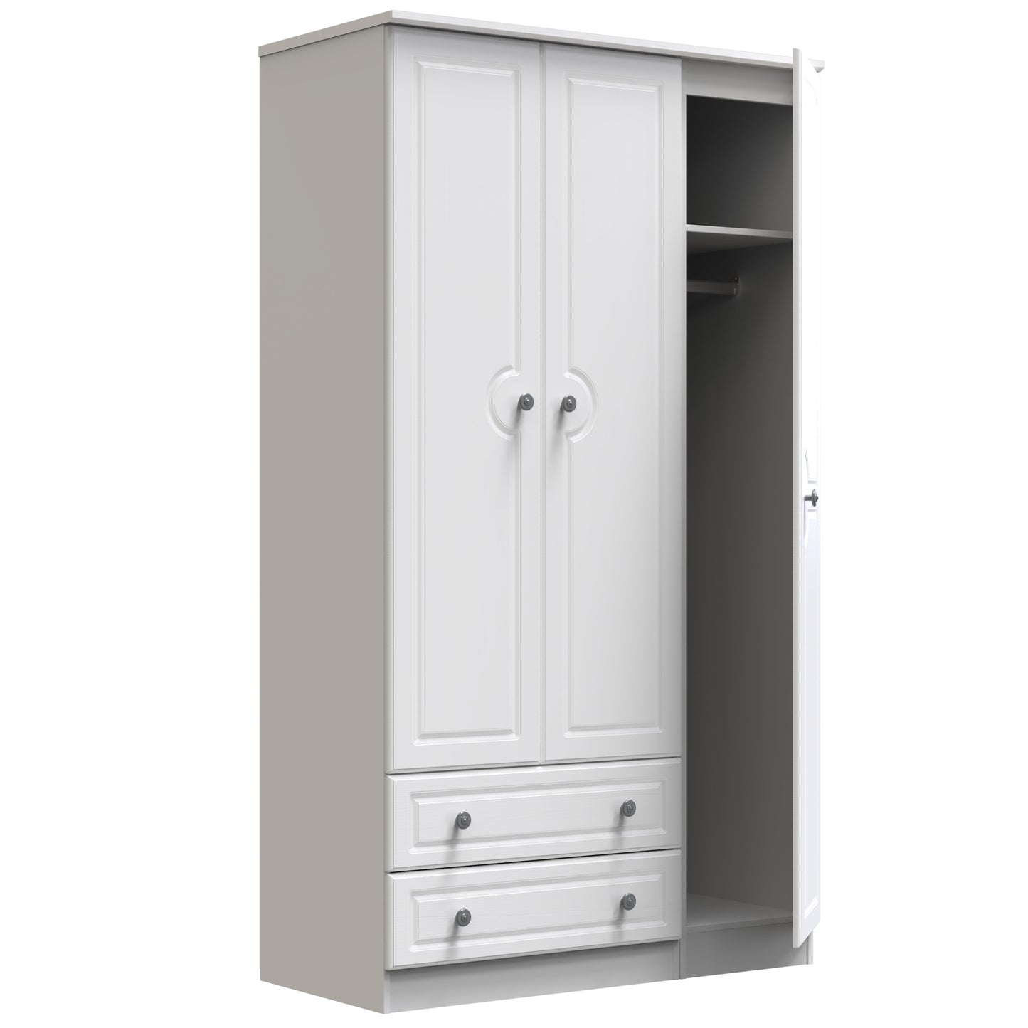Solway Triple Wardrobe with Drawers