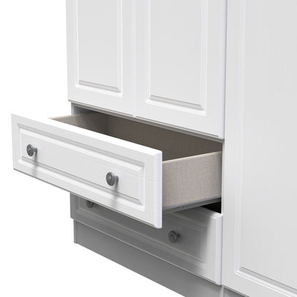 Solway Triple Wardrobe with Drawers