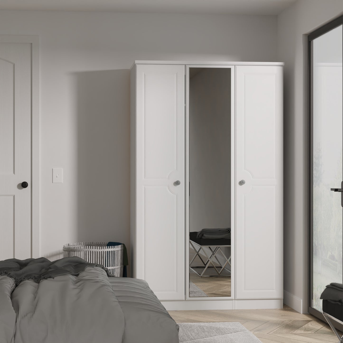 Solway Triple Mirrored Wardrobe