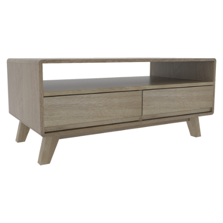Oslo Oak TV Unit