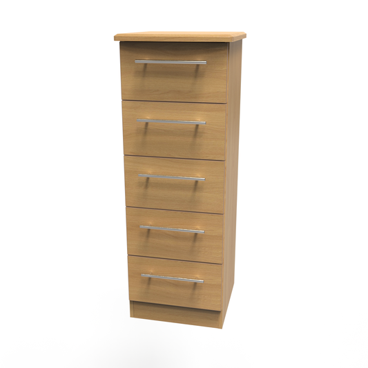 Style 5 Drawer Narrow Chest
