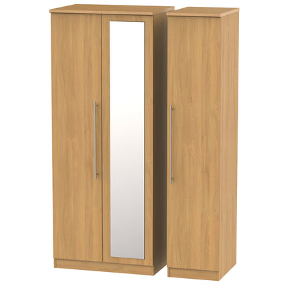 Style Triple Mirrored Wardrobe