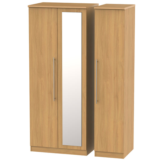 Style Triple Mirrored Wardrobe