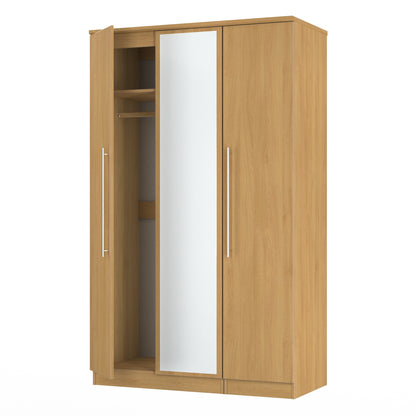 Style Triple Mirrored Wardrobe