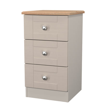 Arden 3 Drawer Bedside