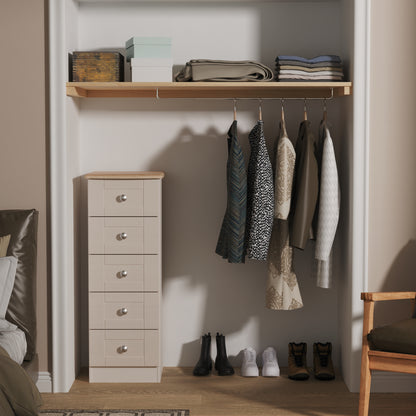 Arden 5 Drawer Narrow Chest