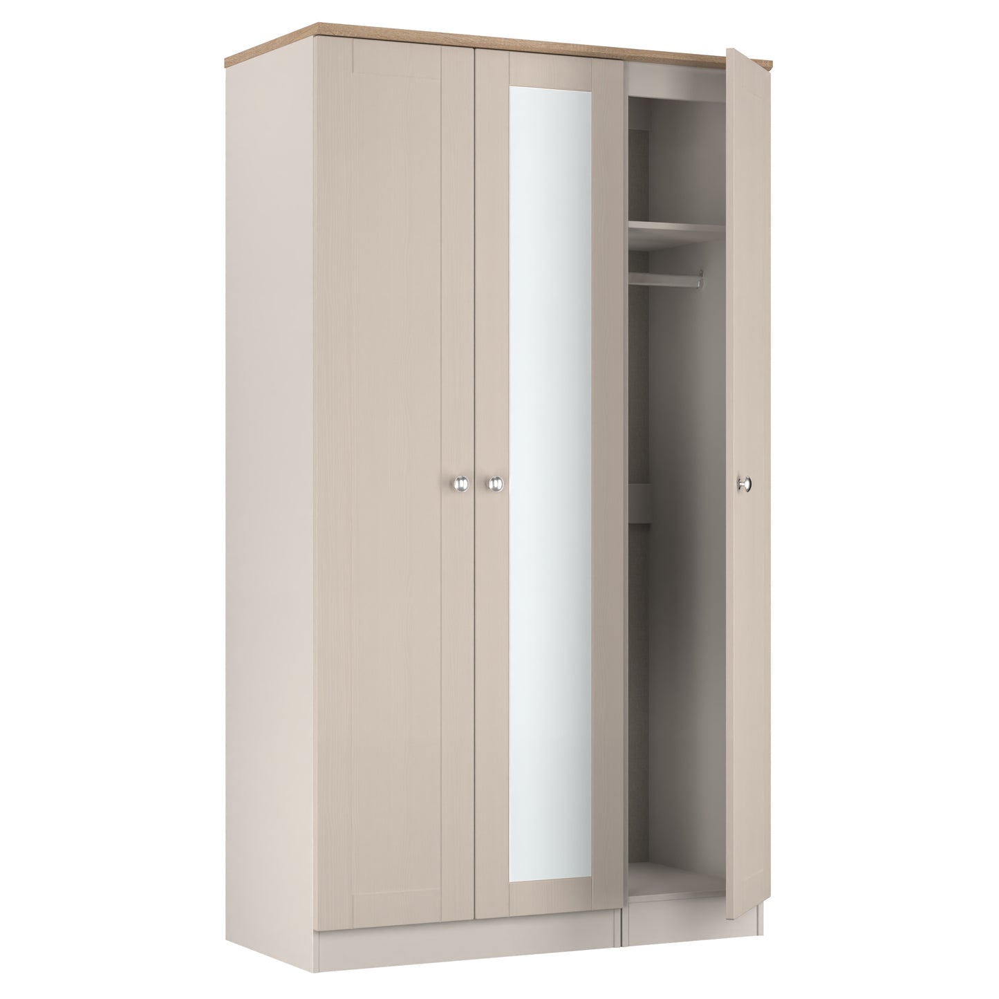 Arden Triple Mirrored Wardrobe