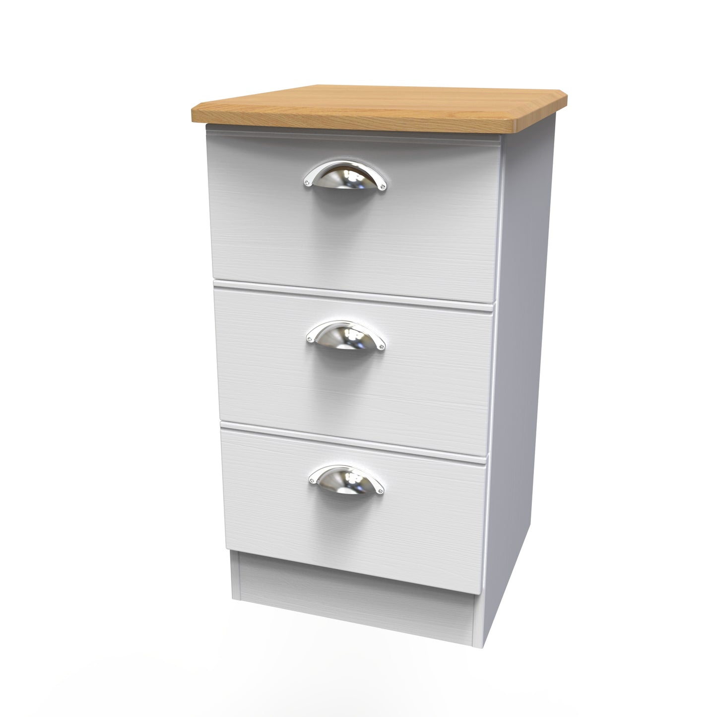 Kensington 3 Drawer Bedside