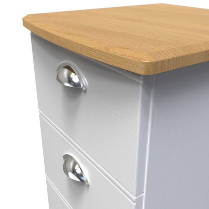Kensington 3 Drawer Bedside