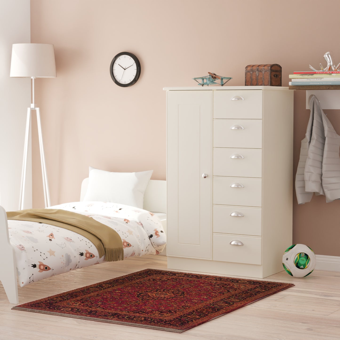 Kensington Midi Wardrobe with Drawers