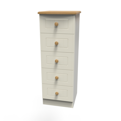 Avalon 5 Drawer Narrow Chest
