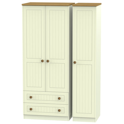 Avalon Triple Wardrobe with Drawers
