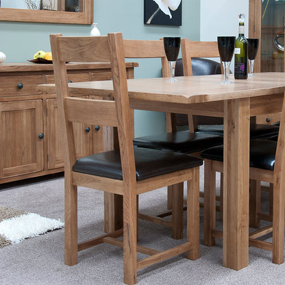 Rustic Oak Dining Chair