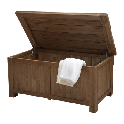 Rustic Oak Storage Chest