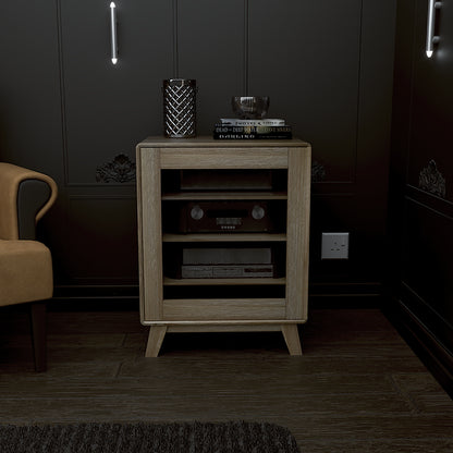 Oslo Oak Hi-Fi Cabinet