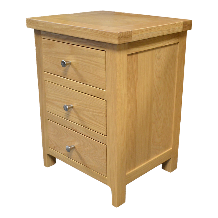 Denver 3 Drawer Bedside