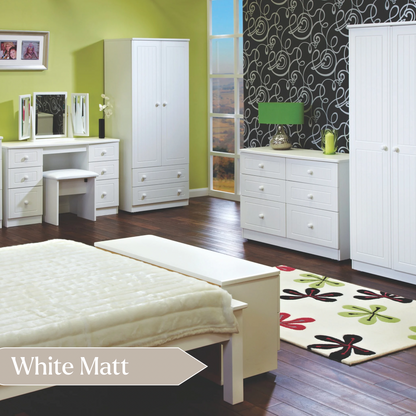 Avalon Triple Mirrored Wardrobe with Drawers